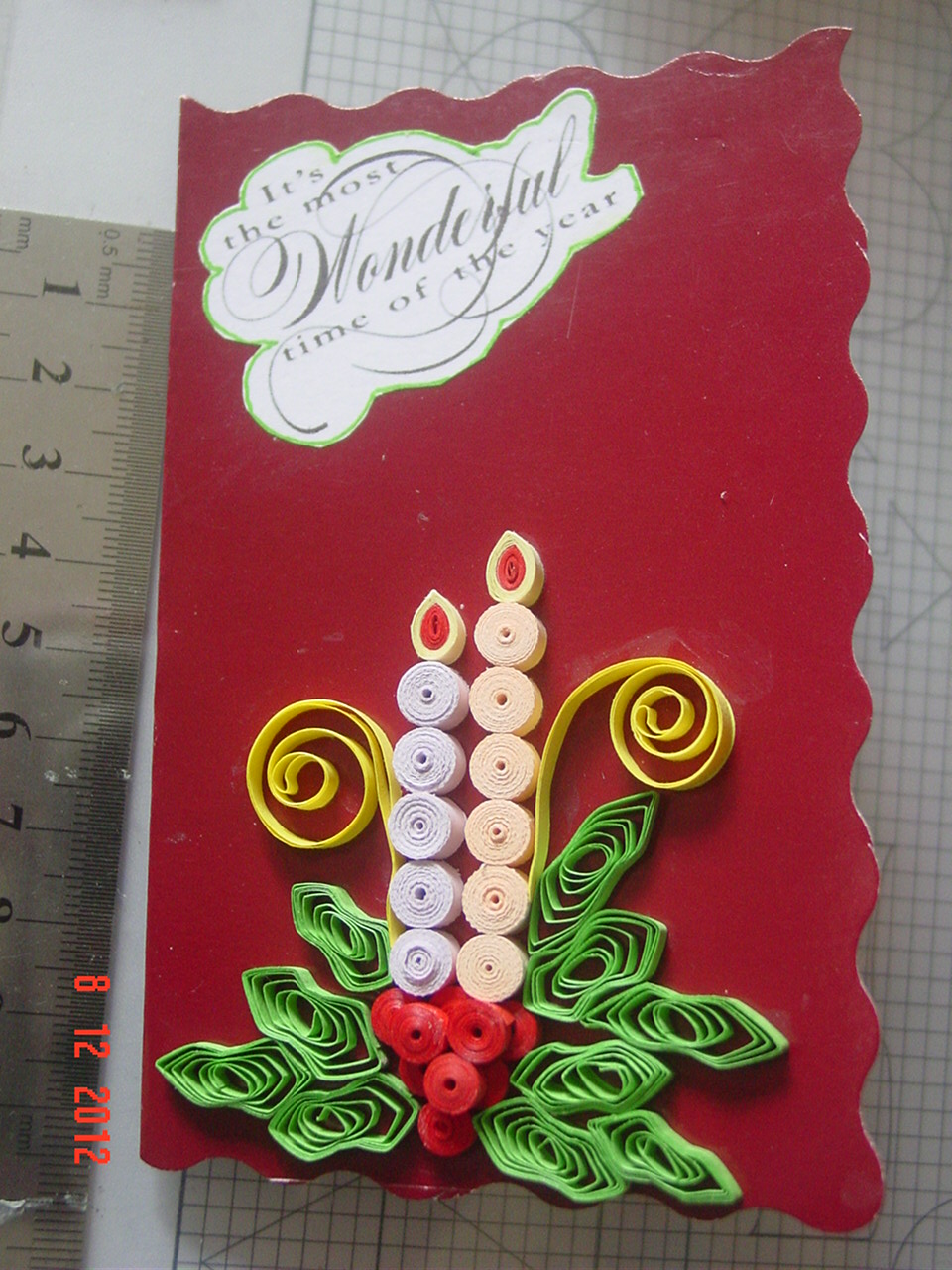 faith's quilling christmas cards