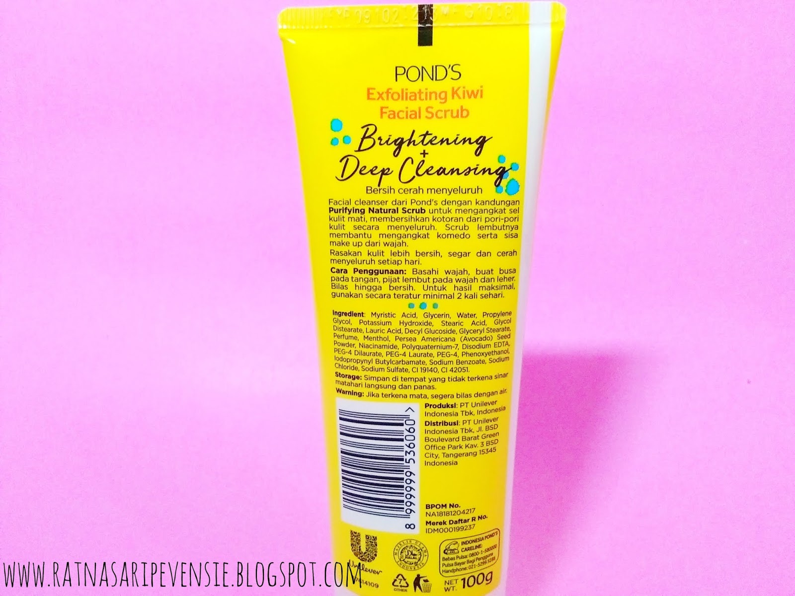 Ratnasari Pevensie's Review Pond’s x Maudy Ayunda Exfoliating Kiwi