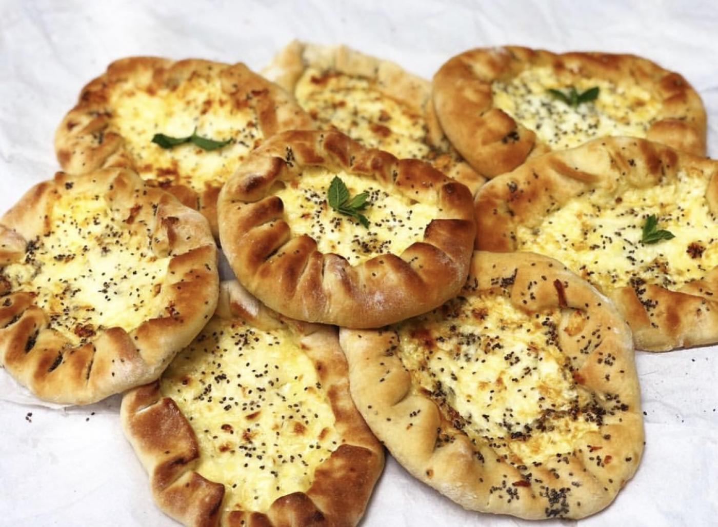Cheese flatbread (manaeesh) | LEBANESE RECIPES