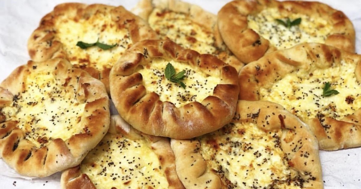 Cheese flatbread (manaeesh) LEBANESE RECIPES