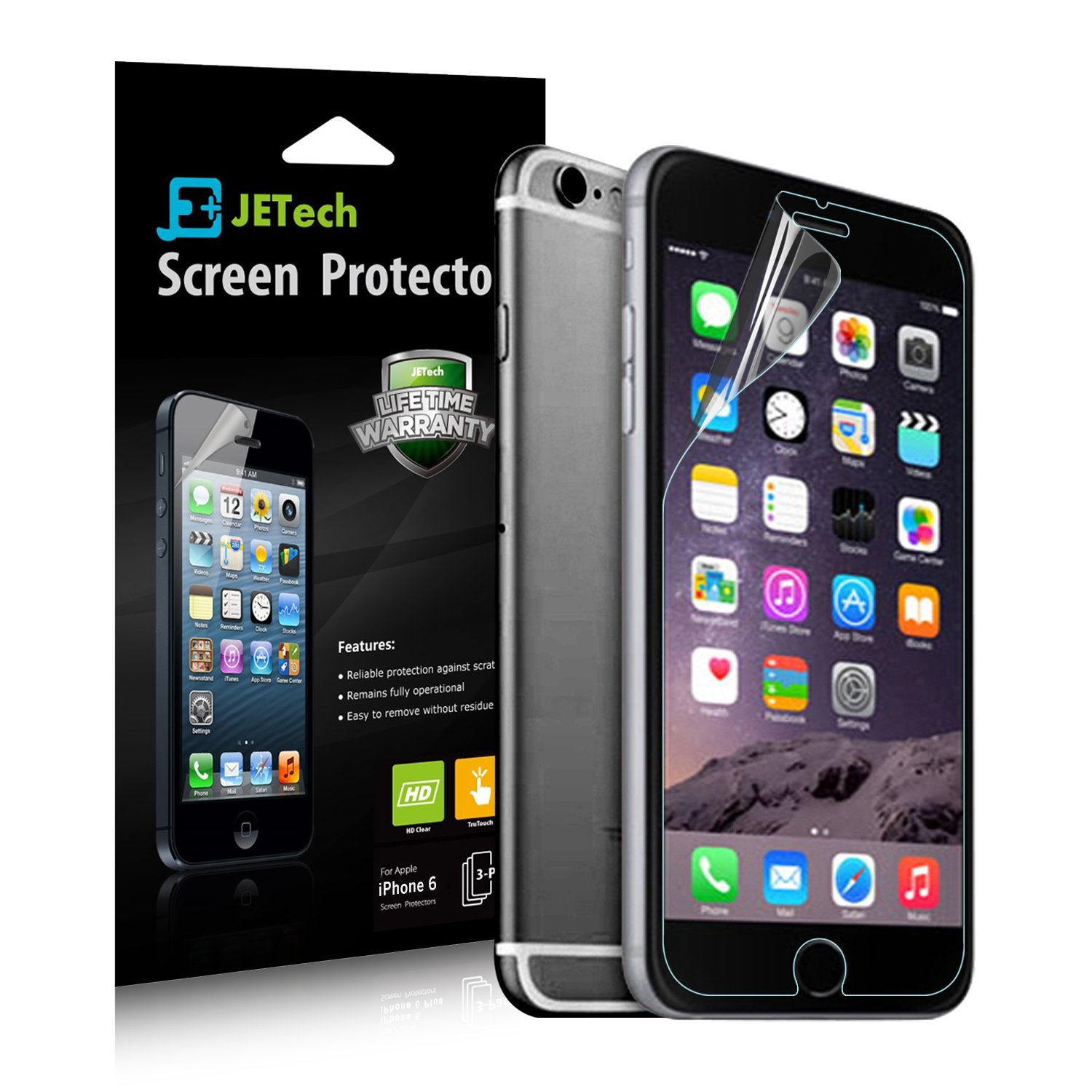 Free 3Pack iPhone 6 or iPhone 6 Plus Screen Protectors + Free Shipping With Amazon Prime
