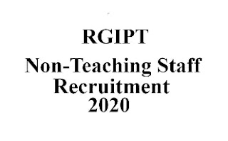 RGIPT Non-Teaching Staff Recruitment 2020