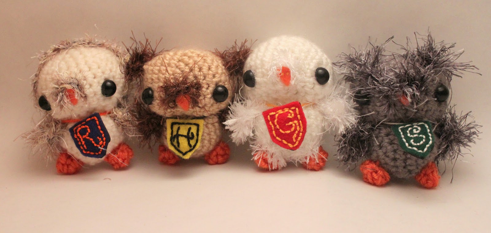 Sakura Bean Super Cute Crochet Harry Potter Owls!!!