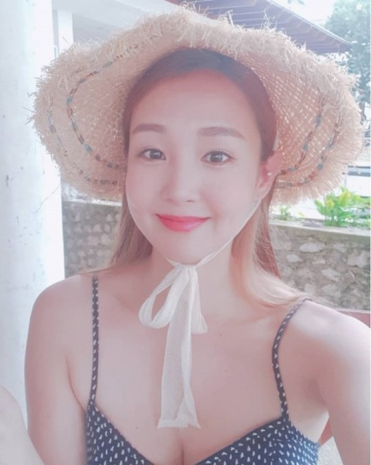 오정연 최근 어깨 끈 천조각