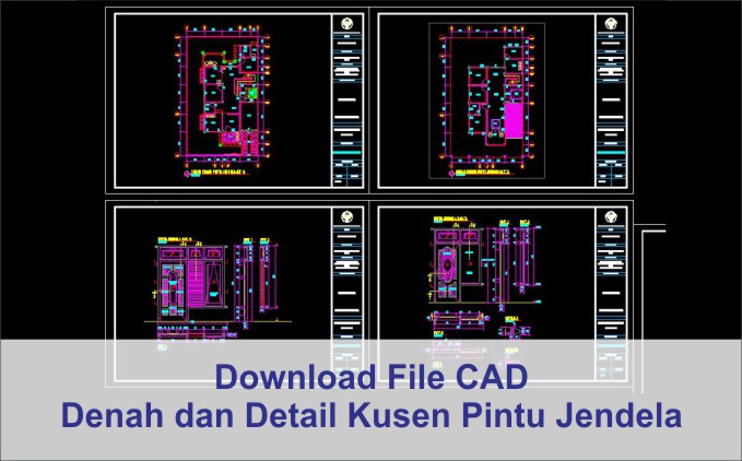 Download Denah dan Detail Kusen Pintu Jendela Via Google Drive - Arsimedia