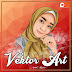 Vector art girl with hijab