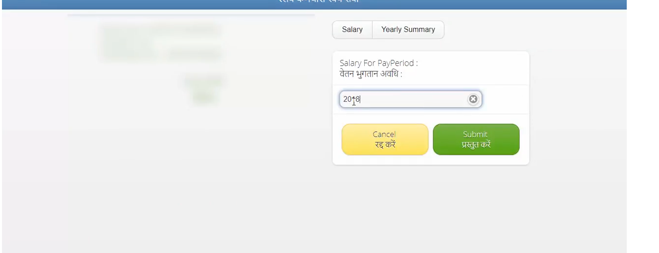 RESS Salary payslip