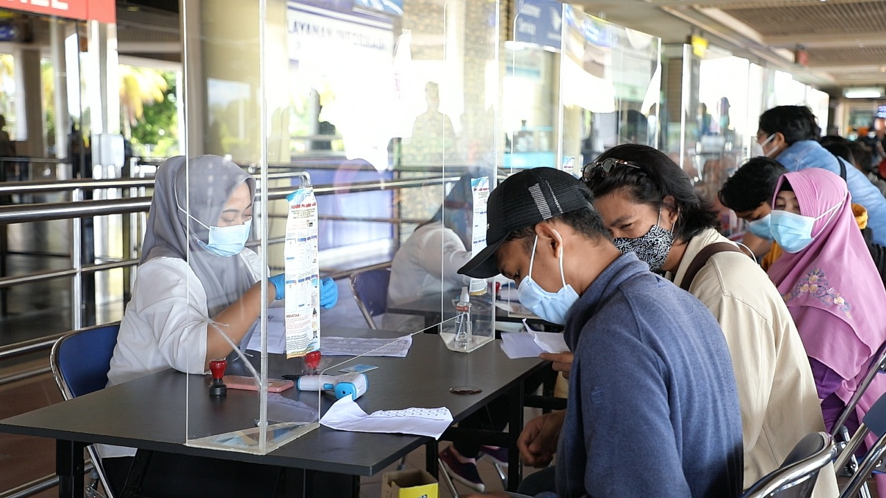 Bandara Hang Nadim Batam Perketat Protokol Kesehatan  Dalam Menyambut Nataru Untuk Cegah Covid-19.