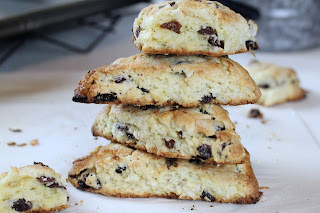 Small Batch Rum Raisin Coconut Scones