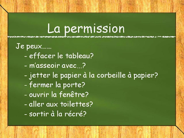 Comment demander la permission en français 