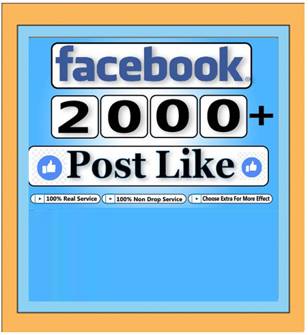 2000 Facebook HQ And Exclusive Post Like 