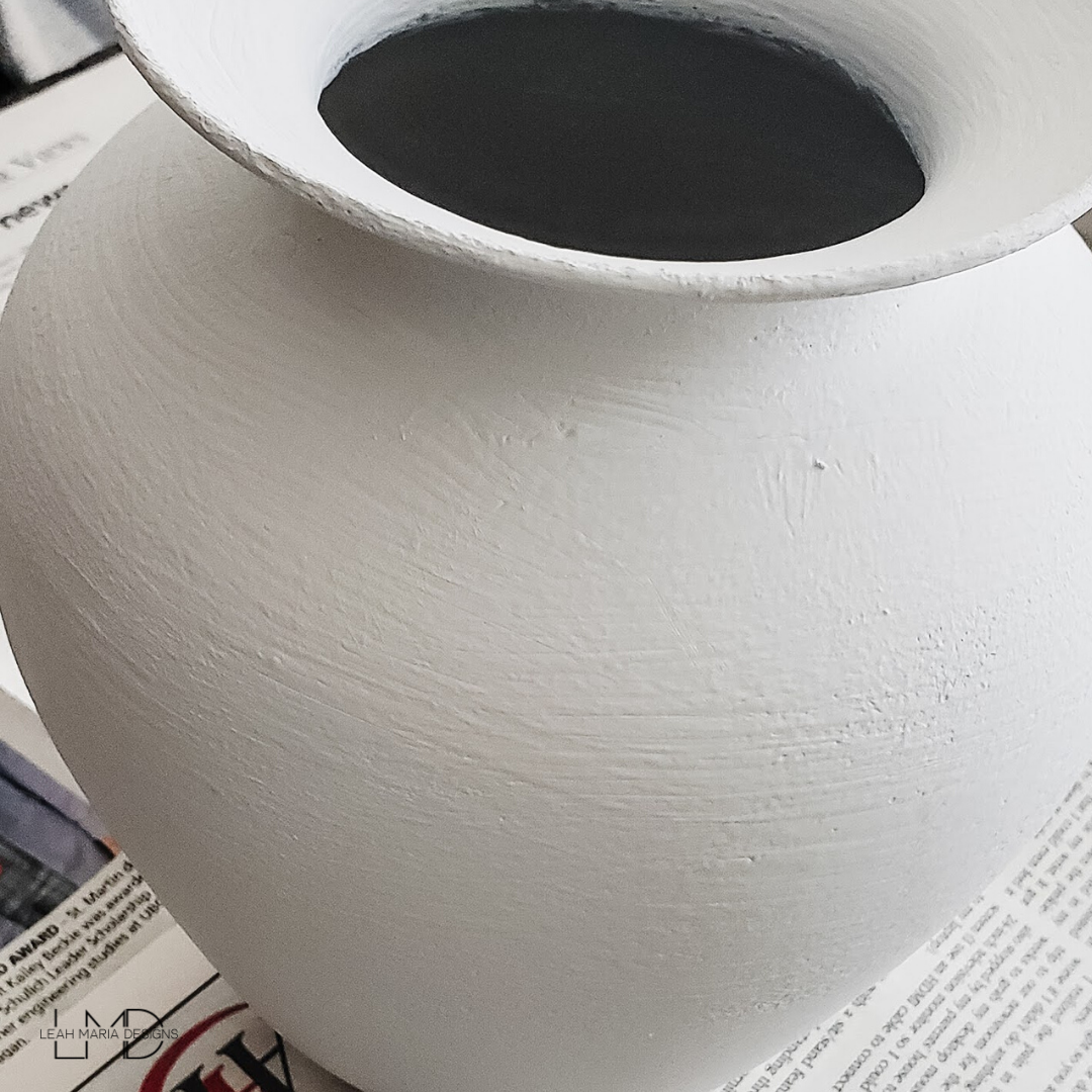 Turning a Glass Vase Into Antique Pottery. Leah Maria Designs