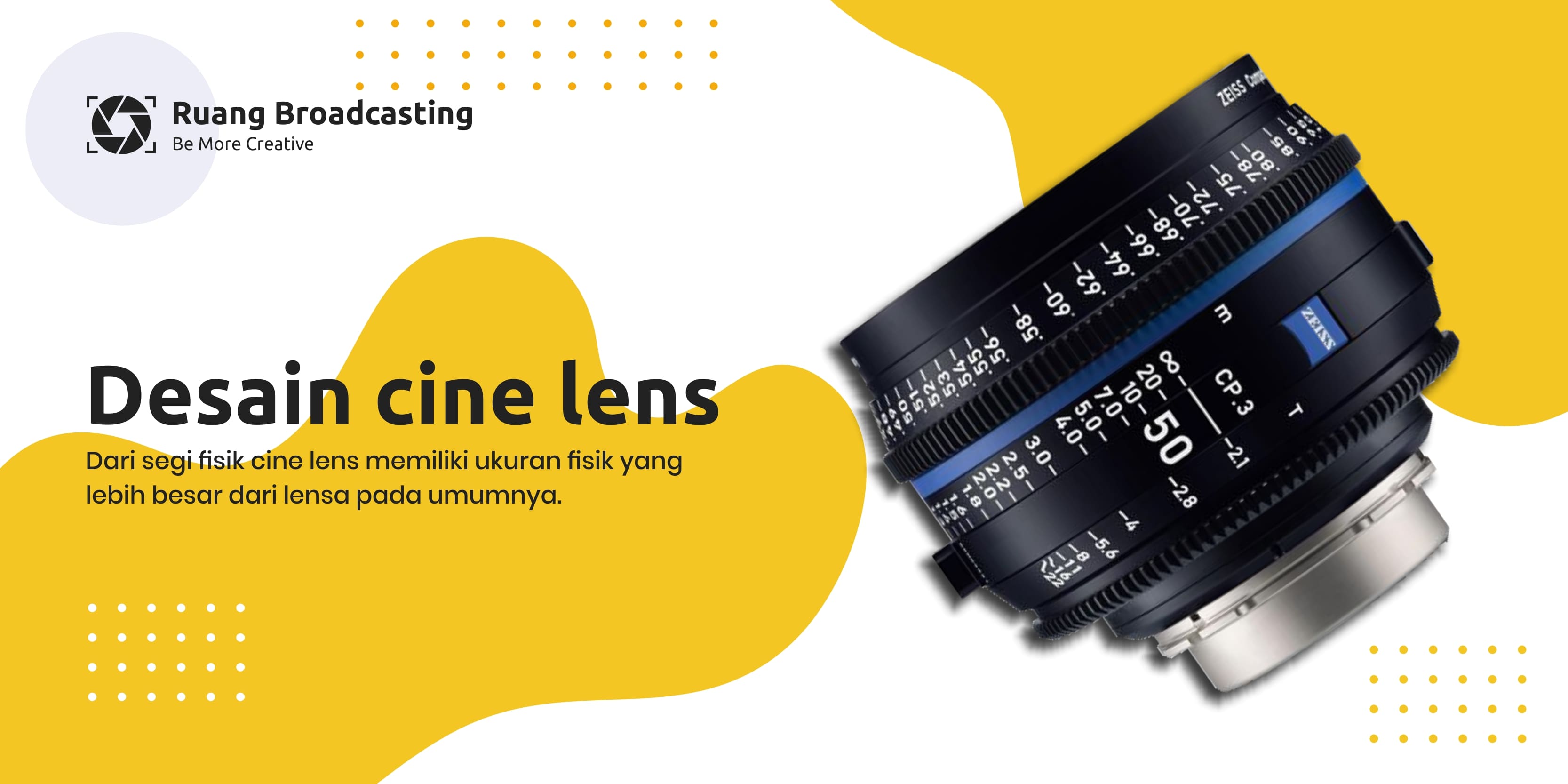 Cine lens dan lensa biasa, ini perbedaannya Cine lens dan lensa biasa, ini perbedaannya