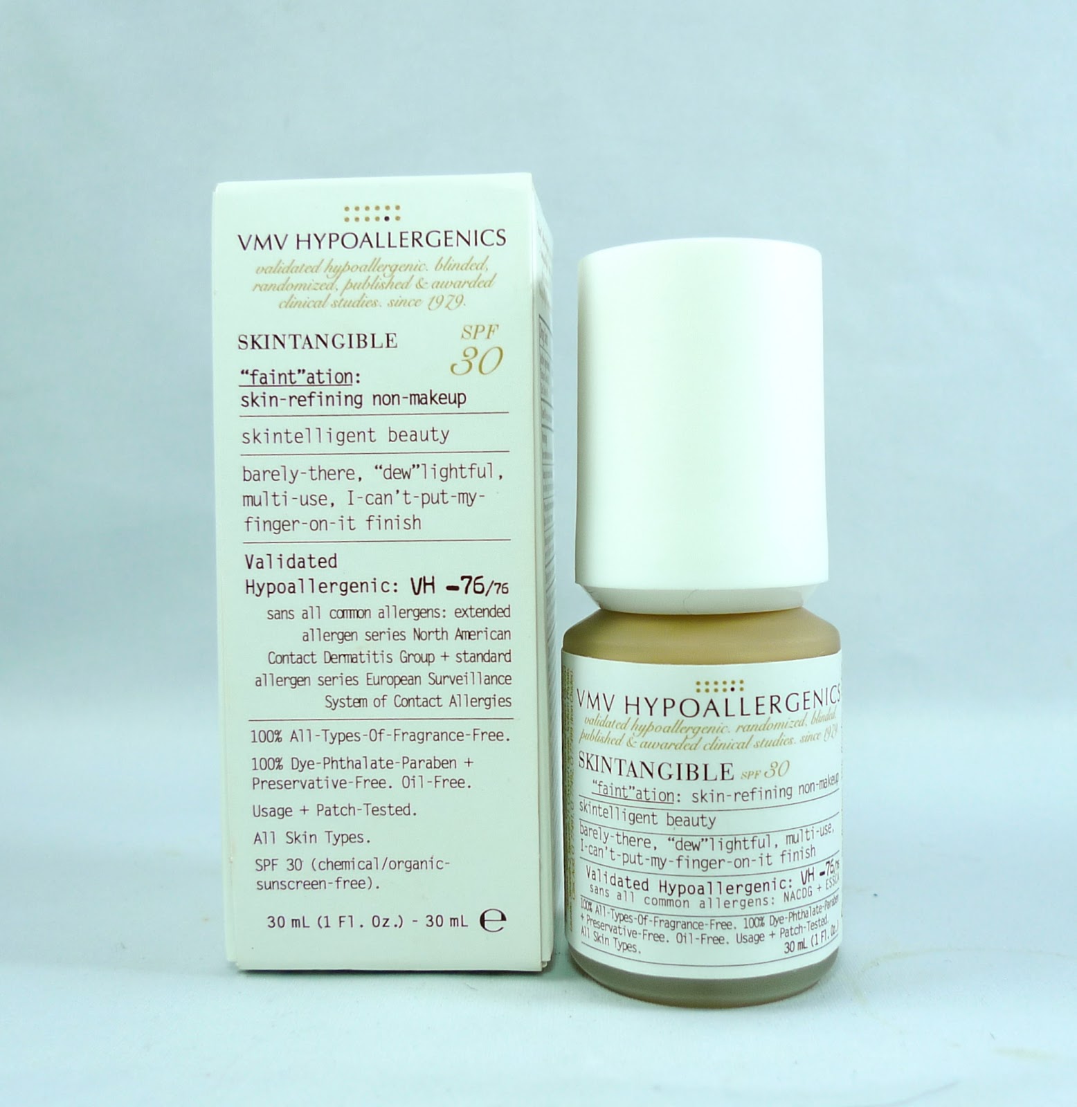 Review: VMV Hypoallergenics Skintangible Faint-ation Non-Makeup