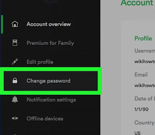 Cara Mengganti Password Spotify - Murid Santuy