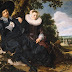 Bahçede Evli Çift "Married Couple in a Garden" - Hals