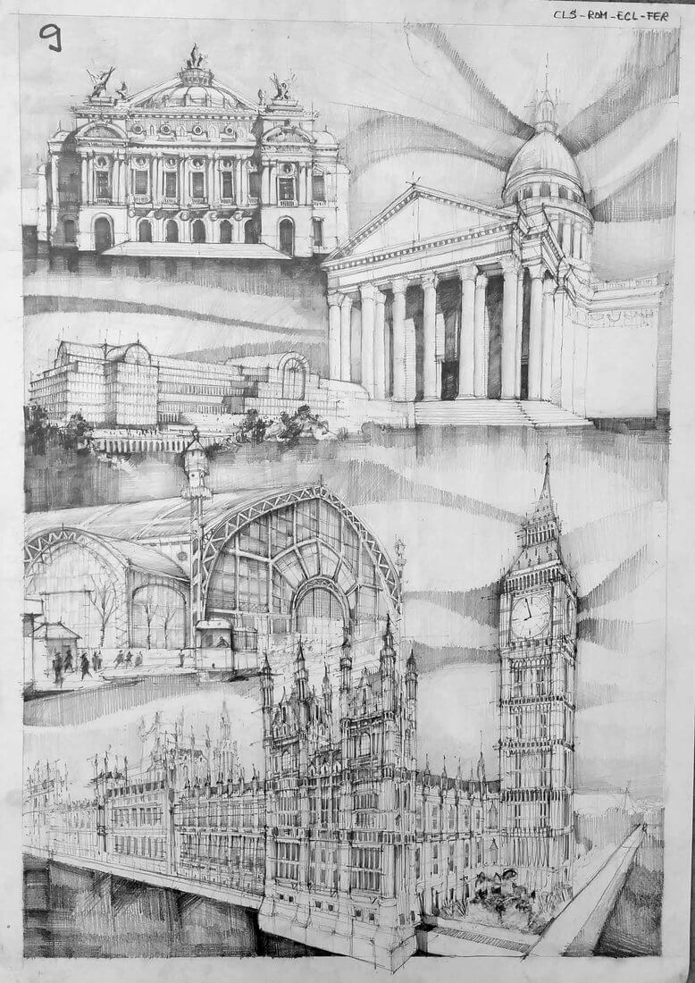 Design Stack A Blog about Art, Design and Architecture The History of Architecture in Drawings