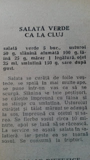Salata verde ca la Cluj
