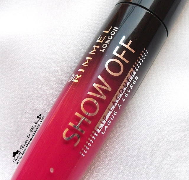 Rimmel Apocalips Showoff Apocaliptic Lip Lacquer Review Swatch India