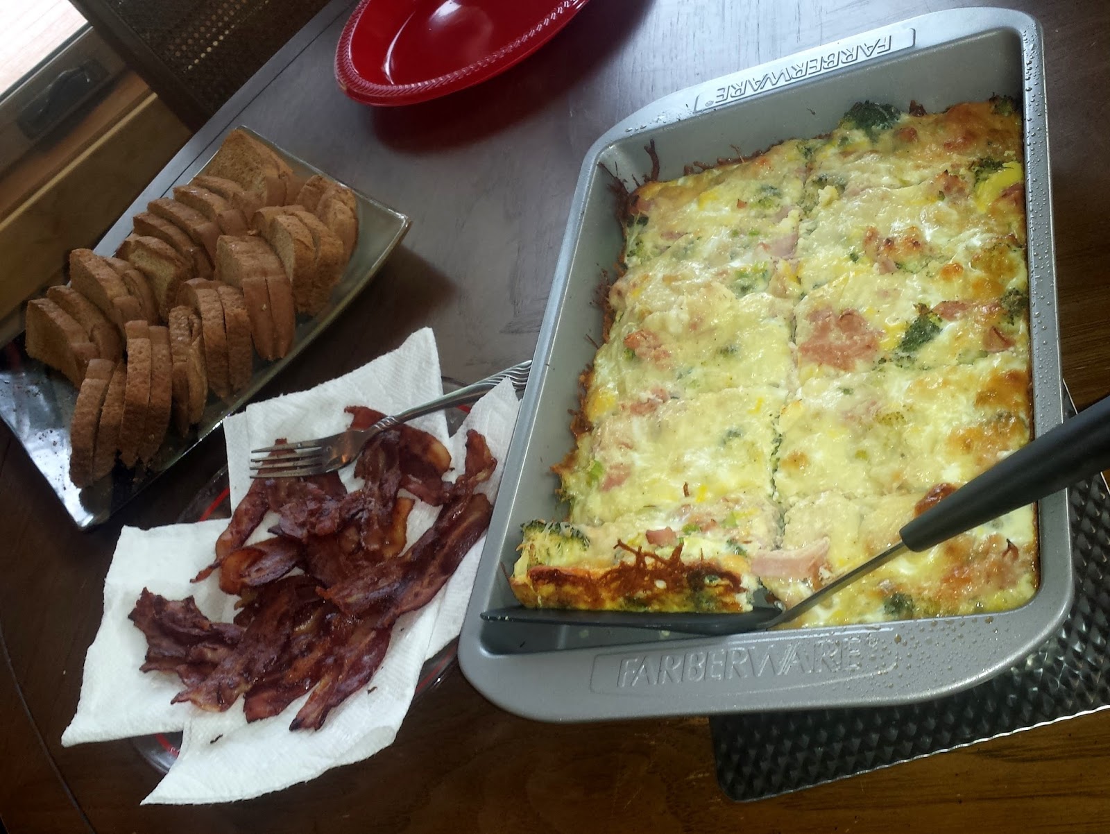 Rebecca's Amazing Creations Ham and Broccoli Egg Bake