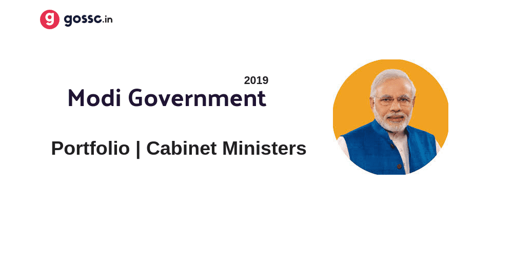 Modi Government Ministers Portfolio