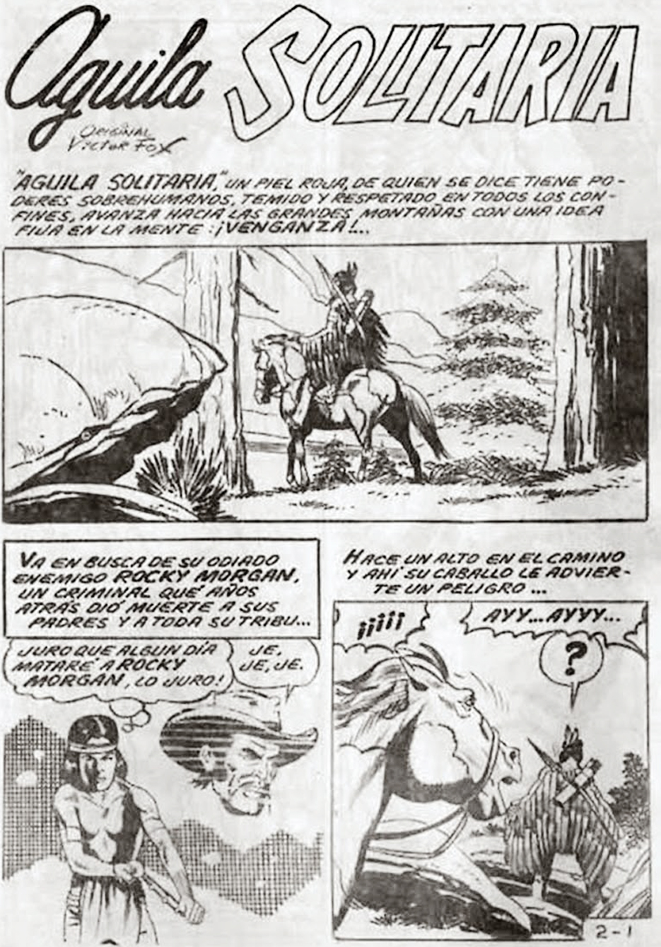 Águila Solitaria, un clásico de la historieta mexicana | Los comics de  Machete