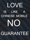 difference between chinese mobile and love