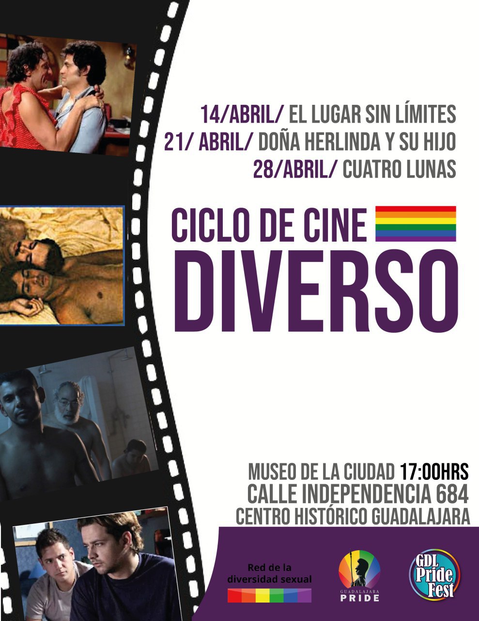 Ciclo de cine diverso.