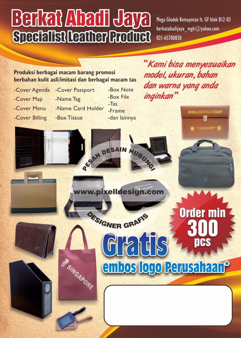 Contoh Katalog Produk Tas