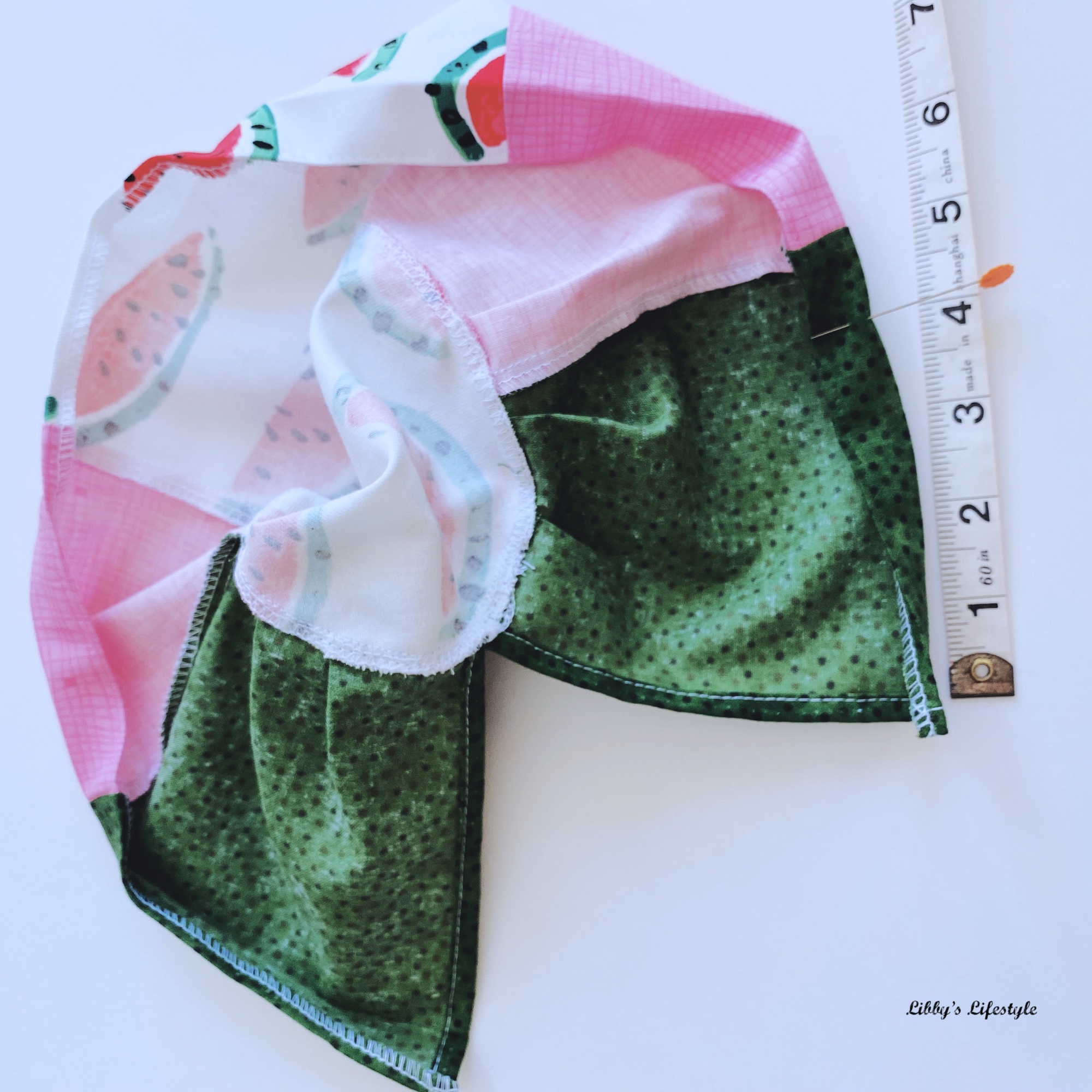 Scrub cap tutorial Make a scrub cap from a 6 inch width of fabric