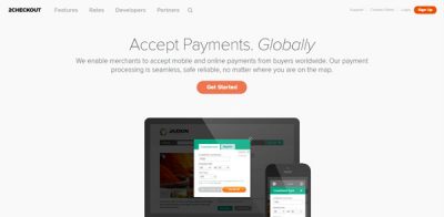 2CheckOut 发送和接收资金的最佳 PayPal 替代方案