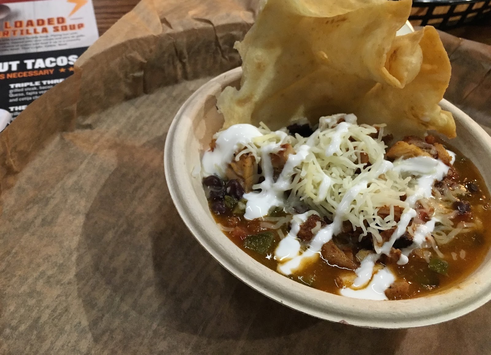 qdoba tortilla soup review