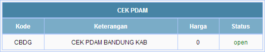 Cara cek tagihan rekening PDAM Kabupaten Bandung