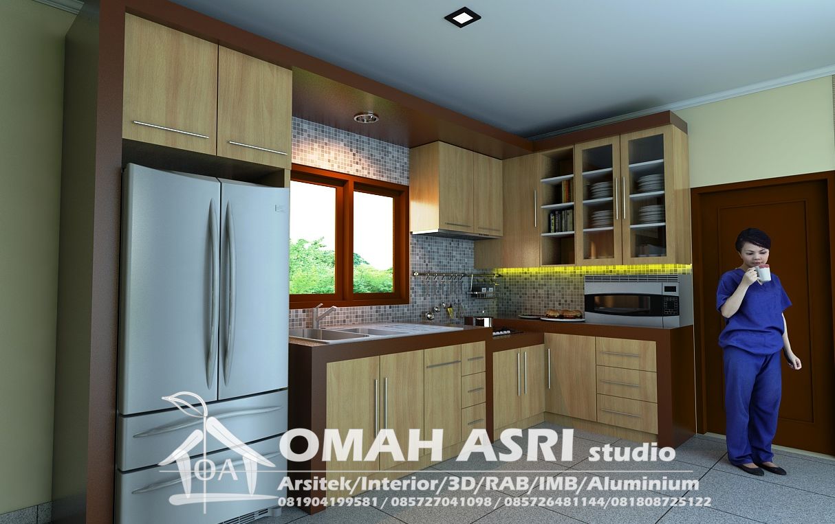 Omah Asri Studio DESAIN INTERIOR / KITCHEN SET