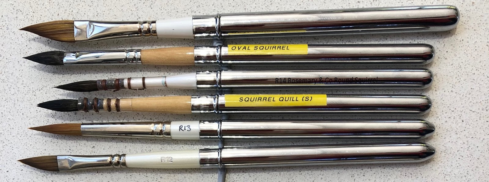 Jane Blundell Artist Rosemary & Co Travel Brushes