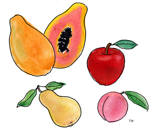 Fruits by Yukié Matsushita