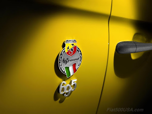 Abarth 695 Biposto Record Badge