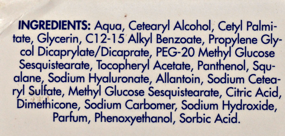 sebamed face cream ingredients