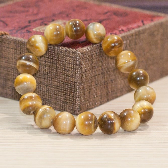 VÒNG ĐÁ MẮT HỔ CHẤT ĐẸP CAO CẤP, DÂY XÂU BỀN CHẮC ĐEM LẠI MAY MẮN, TÀI LỘC CHO GIA CHỦ