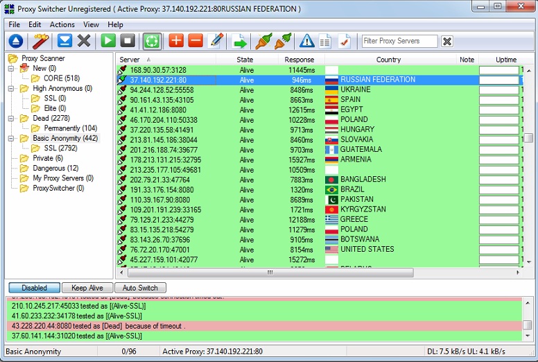 My Cybersecurity Journal Web Proxy Server Using Proxy Workbench And Proxyswitcher