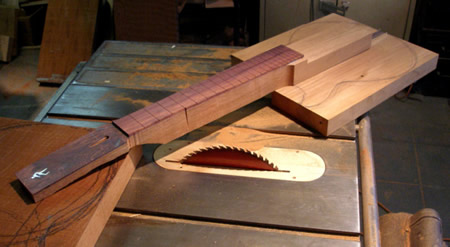 Michael Spalt building a 12 string guitar with a Don Ramsay linear tremolo