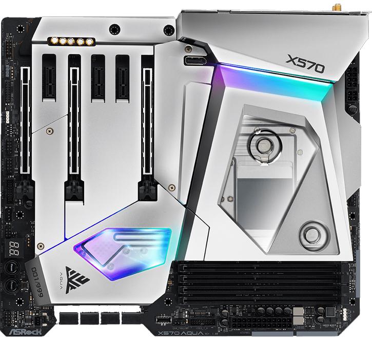 ASRock ประกาศเปิดเมนบอร์ดรุ่นพิเศษสุดทำออกมาเพียง 999 ชุดเท่านั้นรหัสรุ่น X570  AQUA ราคา 999 เหรียญ