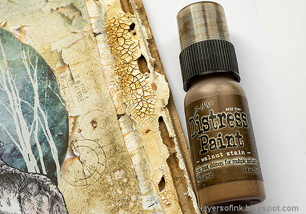 Layers of ink - Magical Nature Wall-Hanging Tutorial by Anna-Karin Evaldsson.