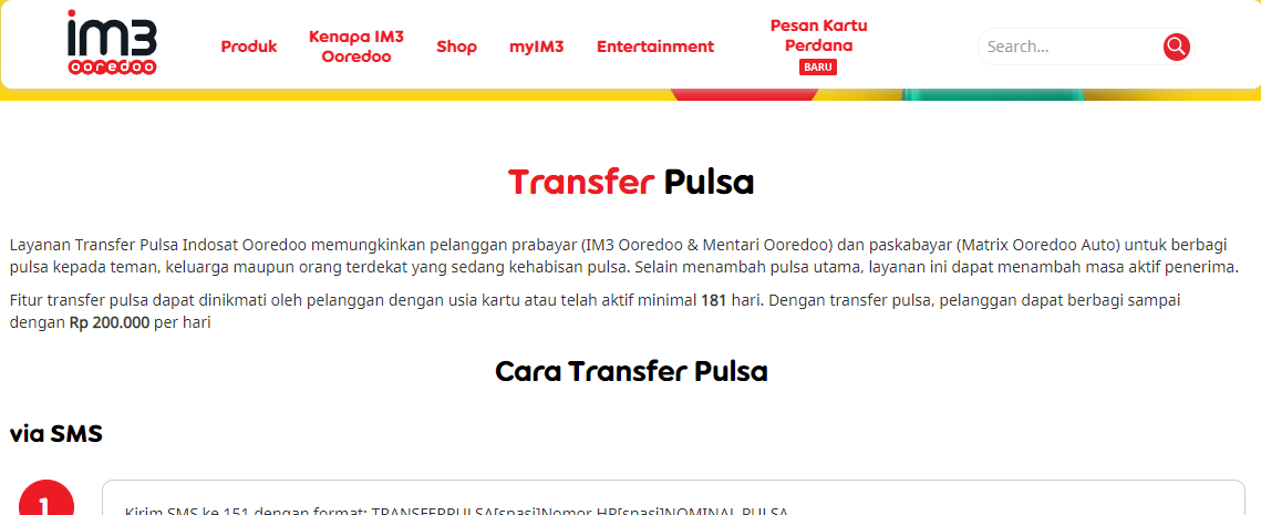 Dua Cara Transfer Pulsa Indosat ke Indosat 2020 - WARGA NEGARA INDONESIA