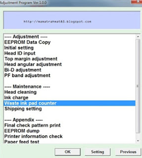 Printer T13 Tinta Error