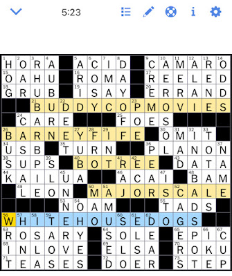 The New York Times Crossword Puzzle Solved: Monday's New York Times