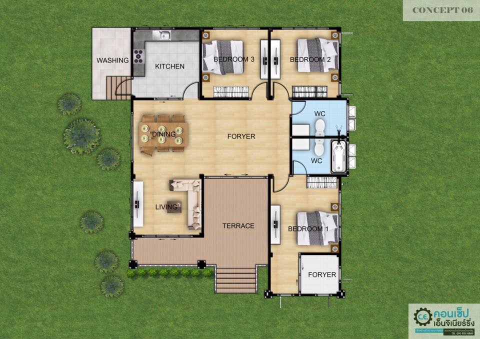 Are you looking for the best modern house plans in which to live a modern life? Whether this will be your first home, a second home or you are searching to upgrade, we have the perfect modern house floor plans for you for free.  Your search is over because this floor plan group has the right big, medium, or small modern house floor plans for you. HOME DESIGN 1                                            Single storey high rise home:  3 bedrooms  2 bathrooms  1 kitchen 1 living room HOME DESIGN 2           Single-detached house concept  2 bedrooms 1 bathroom  1 living room  1 kitchen  HOME DESIGN 3           Single-storey house concept  2 bedrooms  1 bathroom  1 kitchen HOME DESIGN 4           Single storey house concept 3 bedrooms  2 bathrooms  1 living room  1 kitchen   HOME DESIGN 5                           Single storey house:  3 bedrooms 3 bathrooms  1 kitchen  1 living room 1 royal house   SOURCE: Udon Thani House Builder