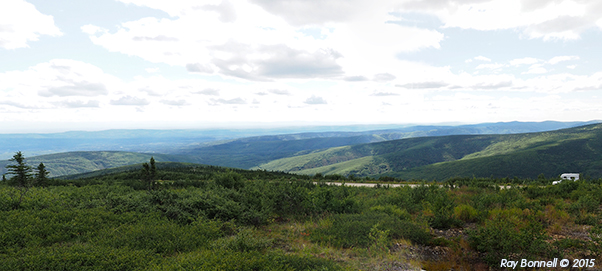 Sketches of Alaska: Murphy Dome panorama - Fairbanks - 7-26-2015