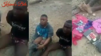 See The Faces Of The Armed Robbers Who Raided A Petrol Station In Alagbaka (Video)