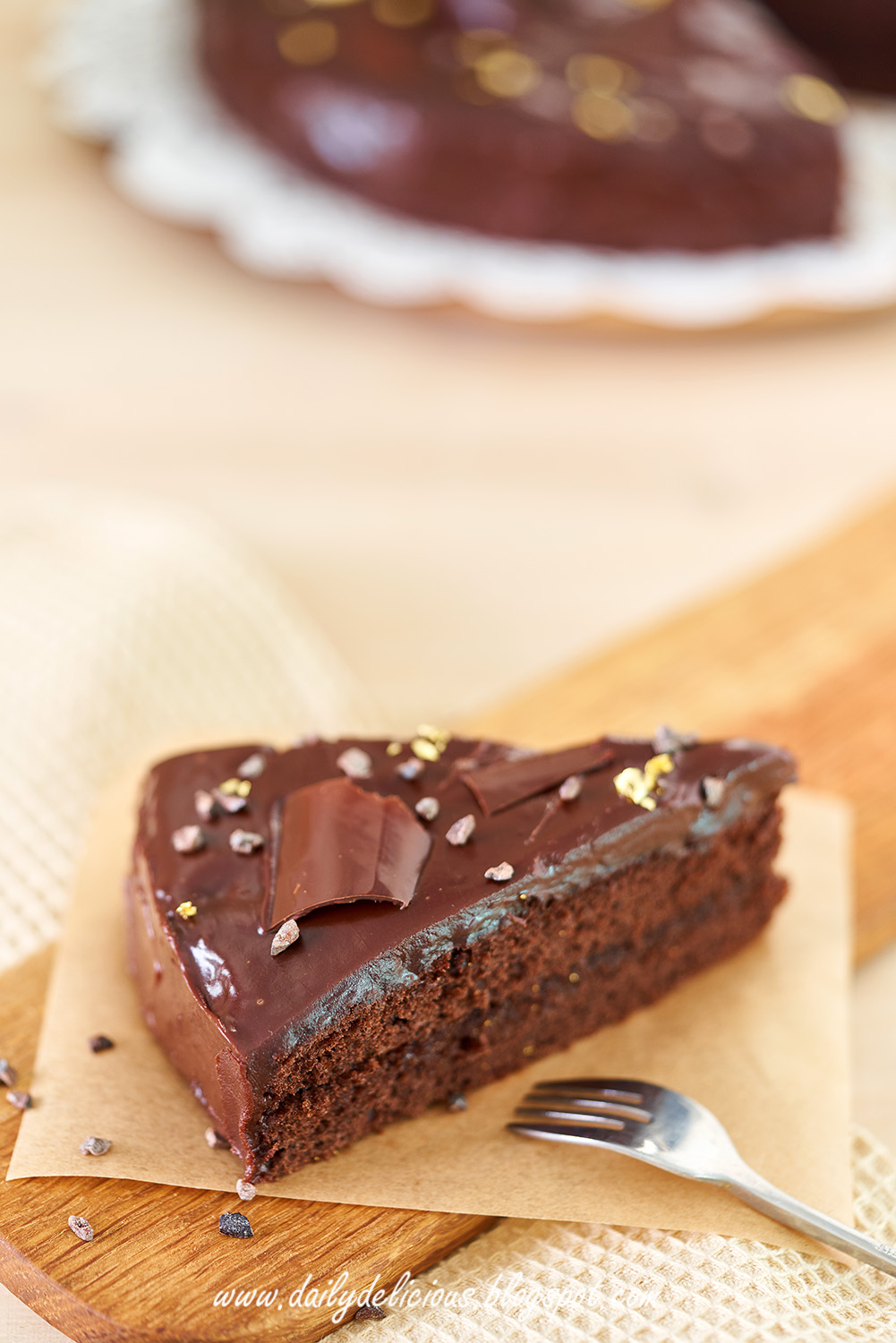 dailydelicious Chocolate Ganache Cake